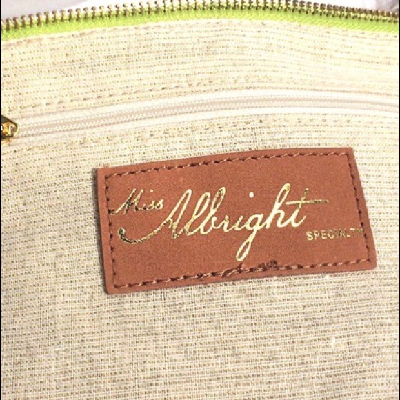 SOLD SOLD Miss Albright for Anthropologie - multicolored clutch with tassel - Picture 2 of 7